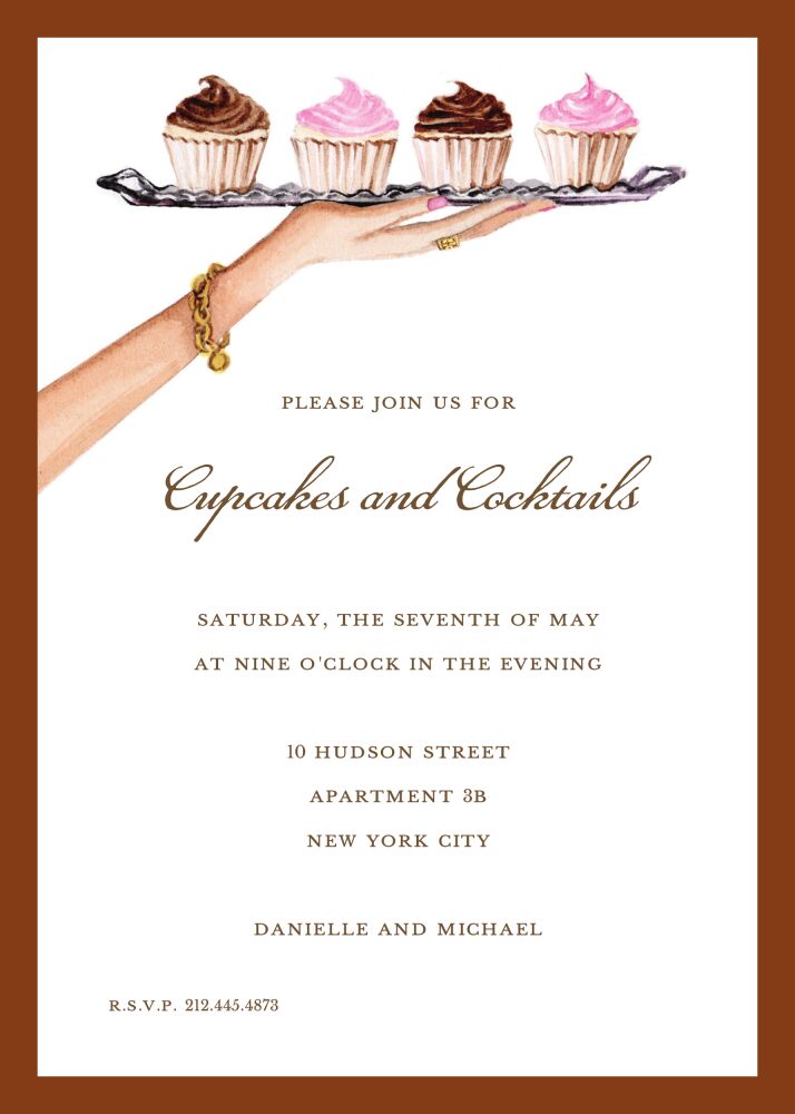 Dessert Tray Invitation