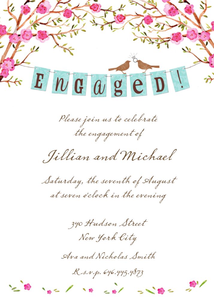Engaged Banner Invitation