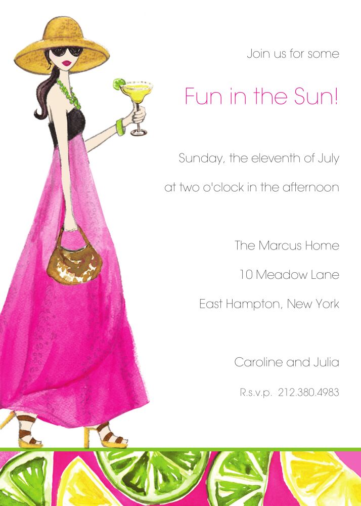 Margarita Anyone? Invitation