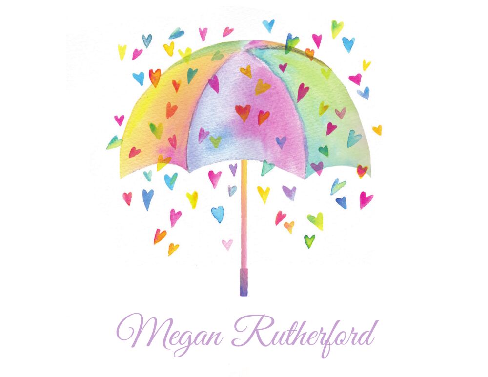 Heart Shower -Multi Folded Note