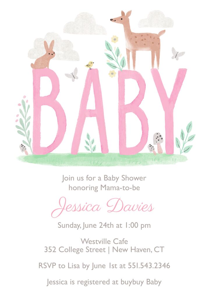 Forest Fun Invitation