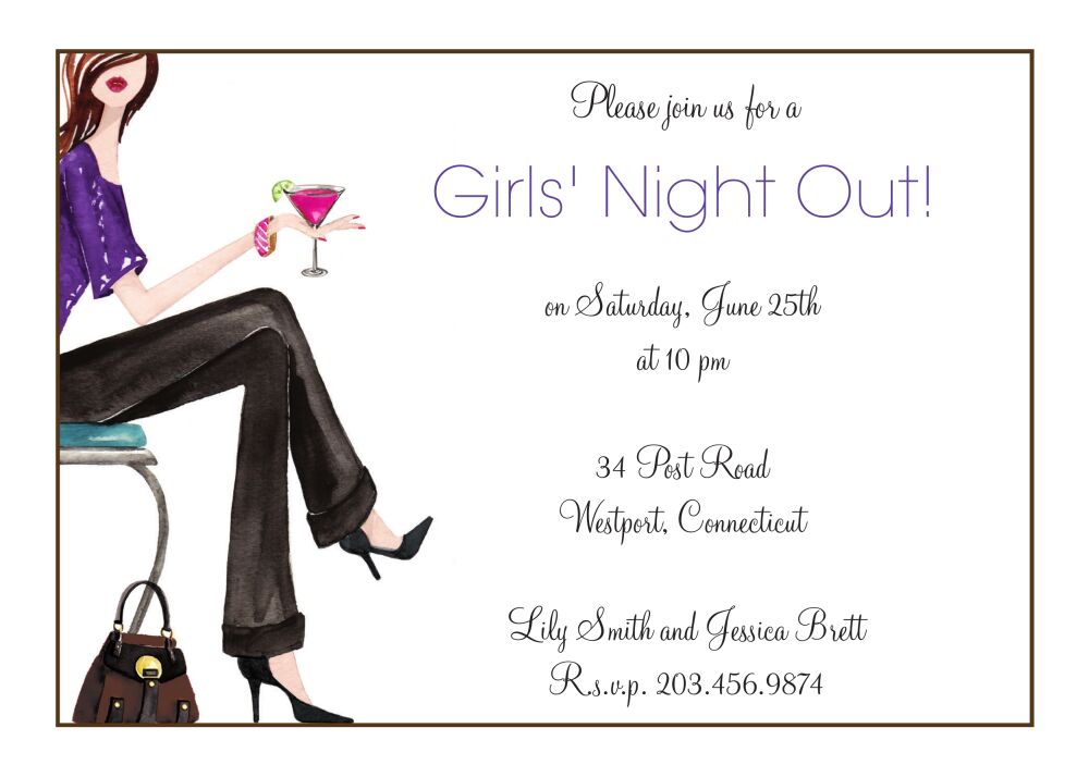 Girls' Night Out Invitation