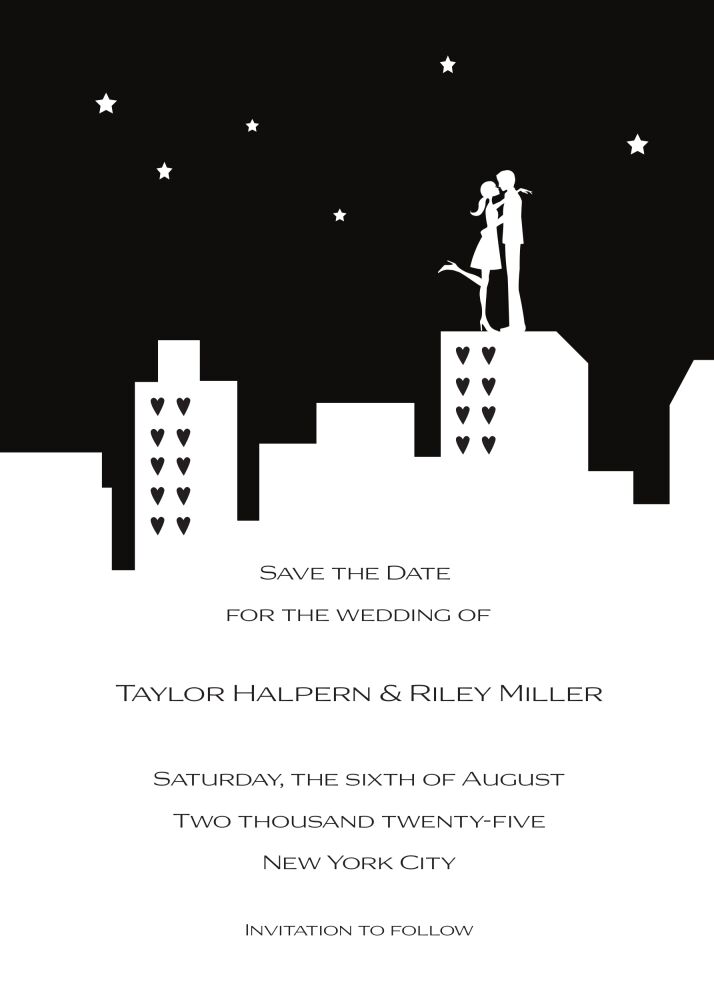 City Silhouette Invitation