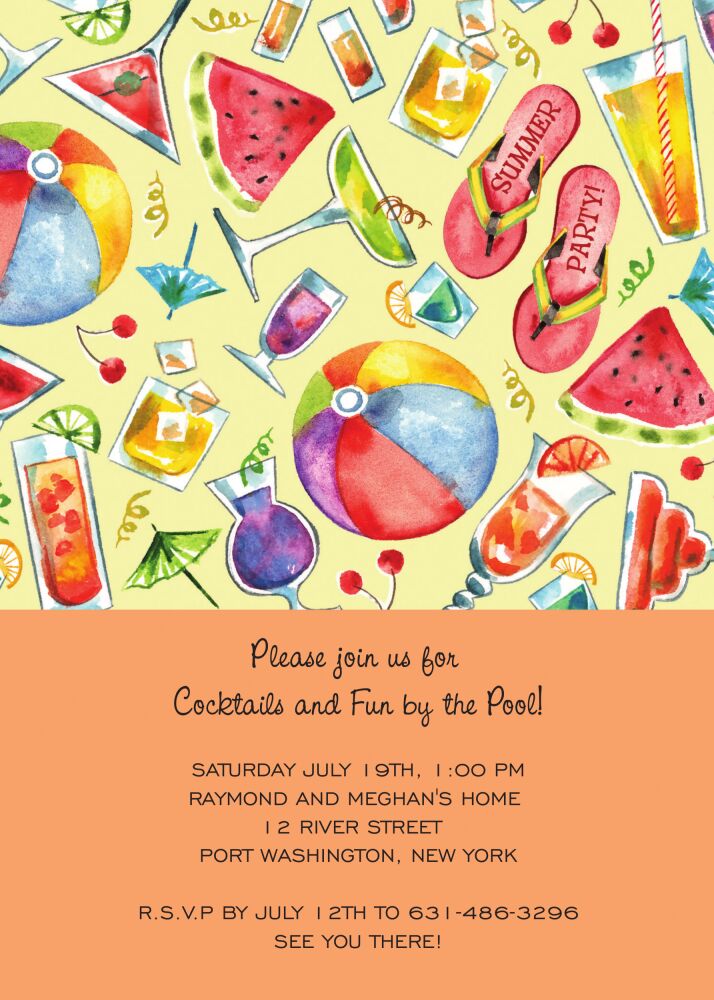 Best Of Summer Invitation