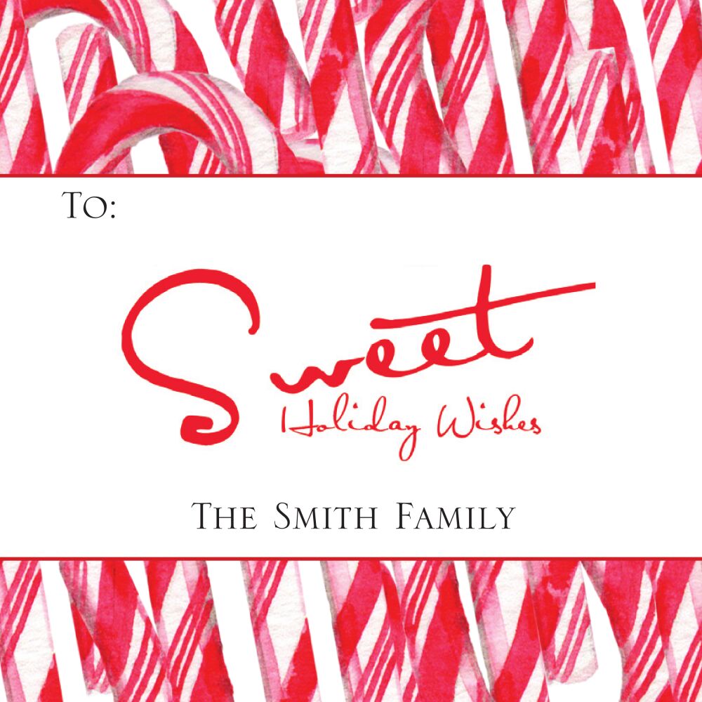 Sweet Holidays Gift Sticker