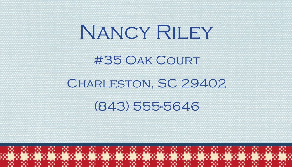 Small Country Classic Calling Card