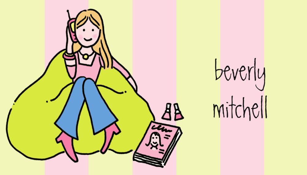 Small Girl Talk Calling Card