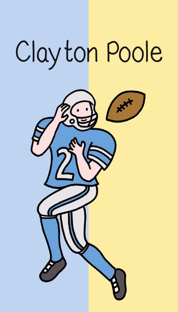 Small Football All-Star Calling Card