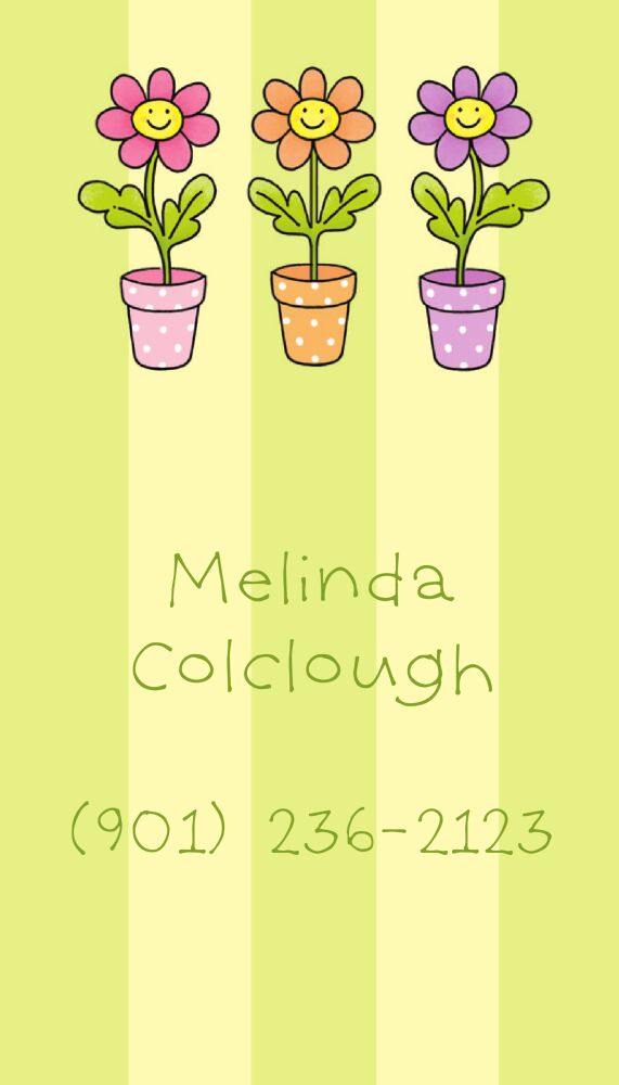 Small Growing Smiles Calling Card