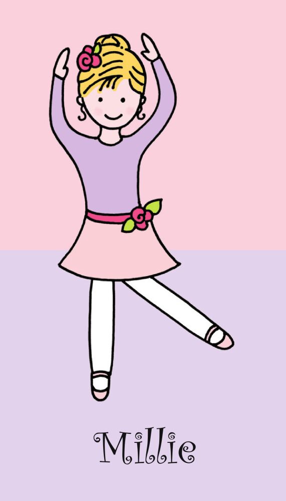 Thumbelina Ballerina Calling Card
