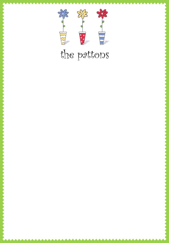 Tra La La Padded Stationery