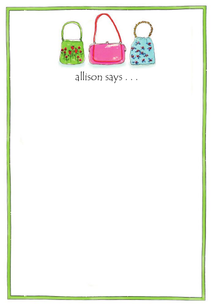 Sassy 'n' Chic Padded Stationery