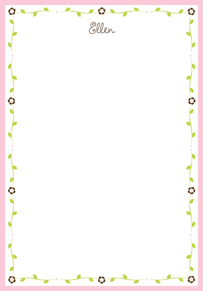 Climbing Garland Padded Stationery