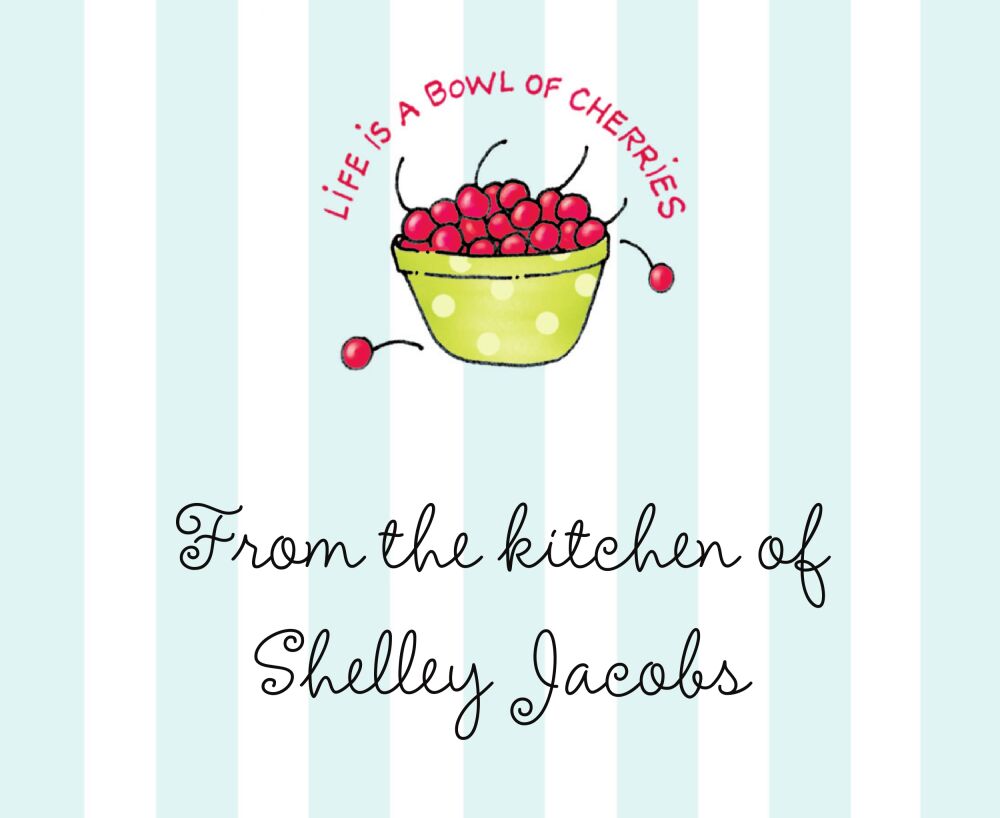 Tiny Bowl of Cherries Calling Card