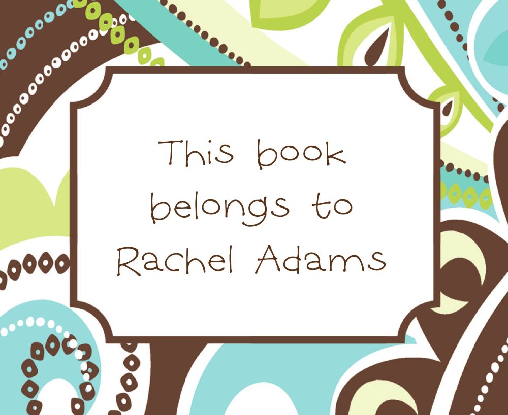 Tres Chic Teal Calling Card