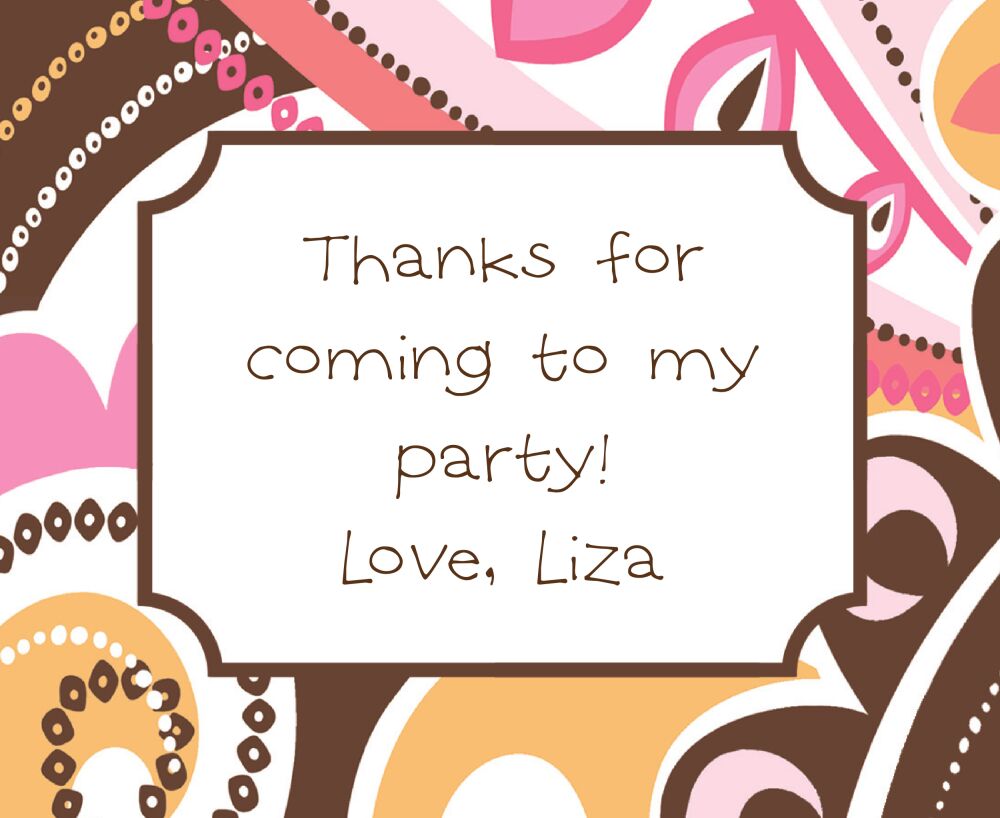 Tres Chic Mango Calling Card