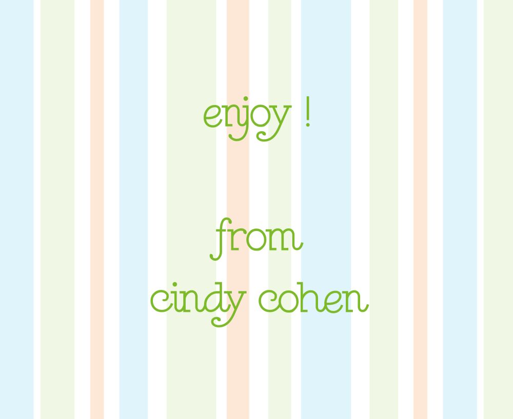 Sunset Cabana Calling Card