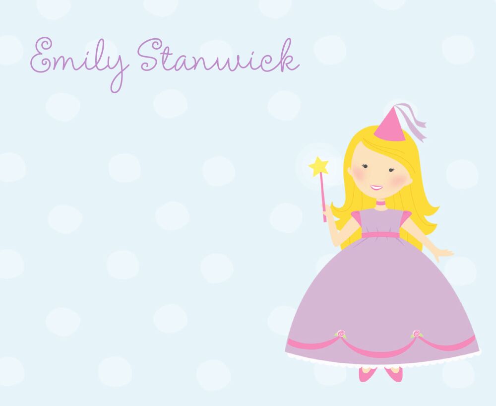 Blonde Princess Calling Card