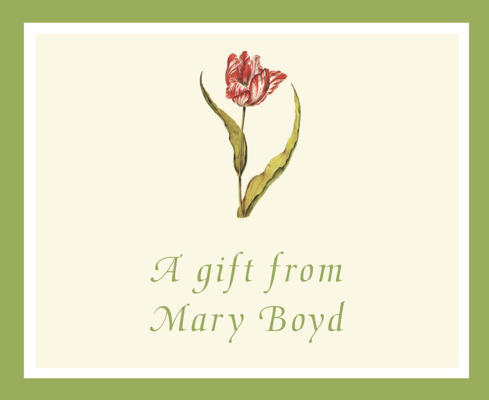 Terrific Tulip Calling Card