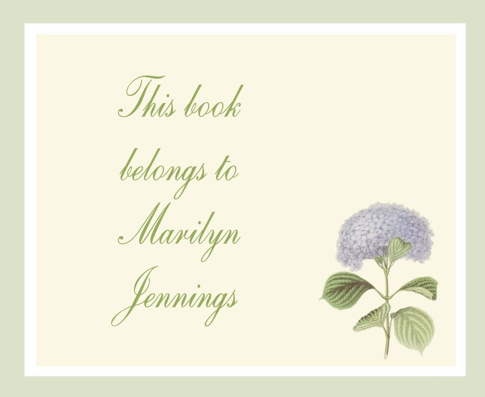 Heavenly Hydrangea Calling Card