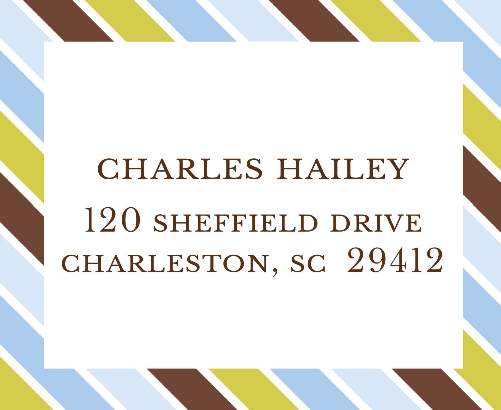 Pacific Blue Necktie Calling Card