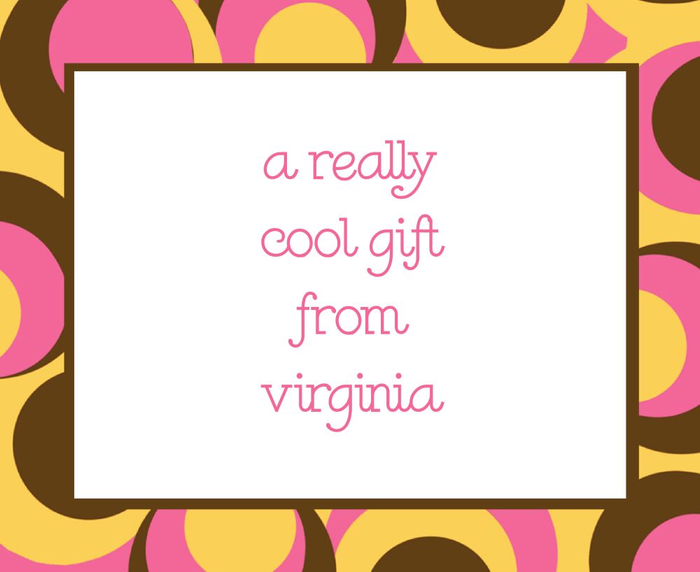 Hot Pink Wild Child Calling Card