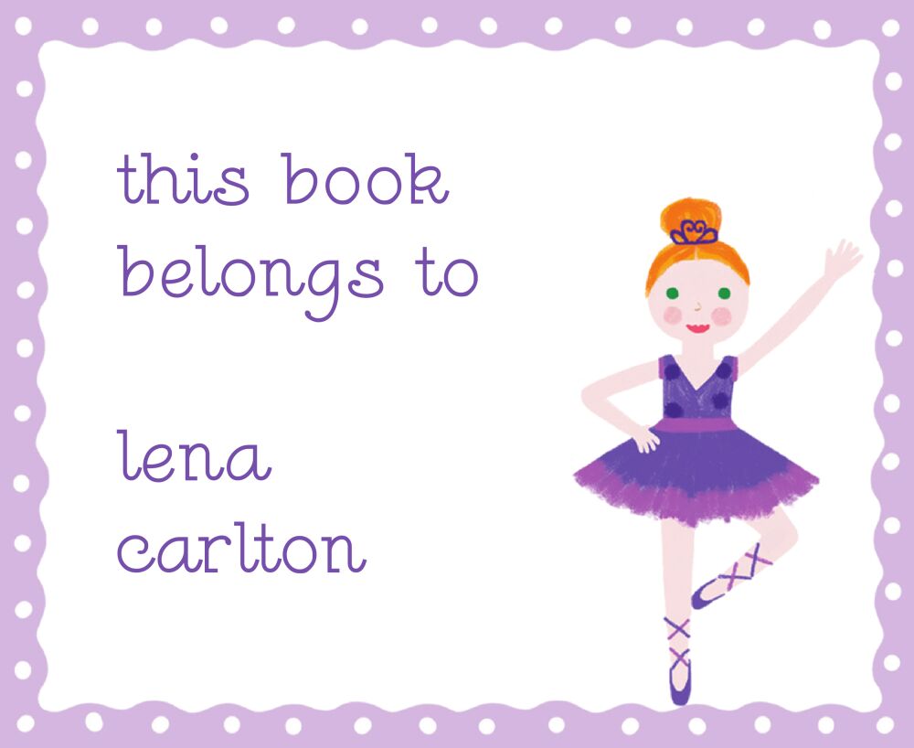 Lena Ballerina Sticker 