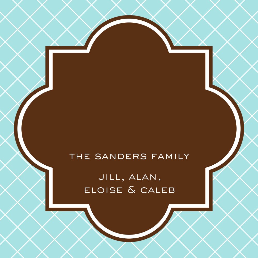Chic Holiday Sticker 