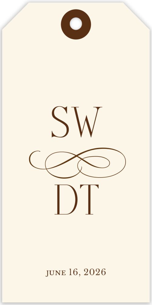 Cream Hanging Gift Tag