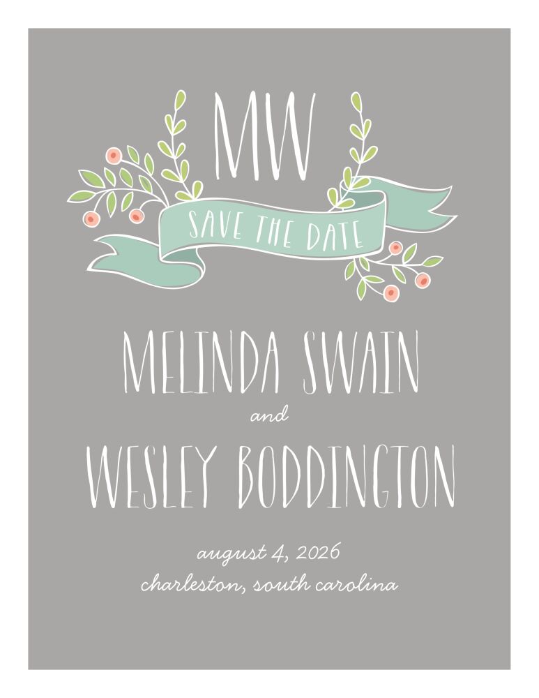 Sweet Love Save The Date Card