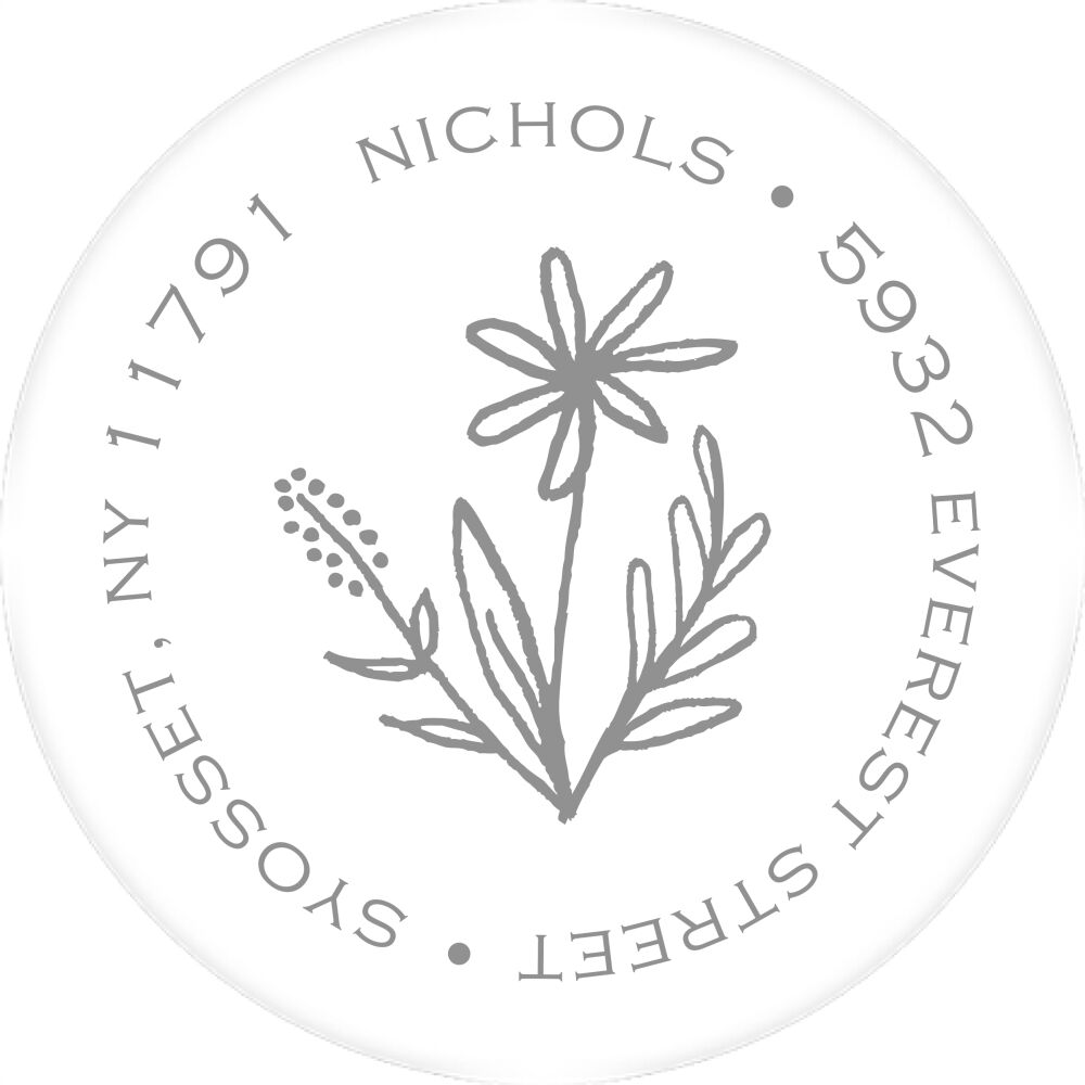 Trailing Edges Round Address Sticky