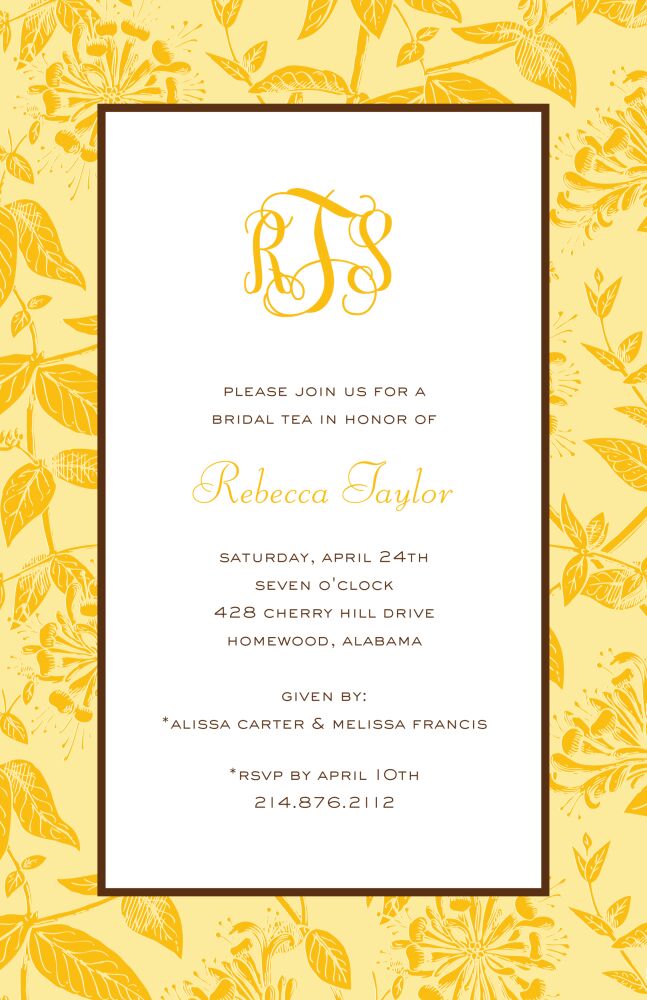Honeysuckle - Yellow Invitation