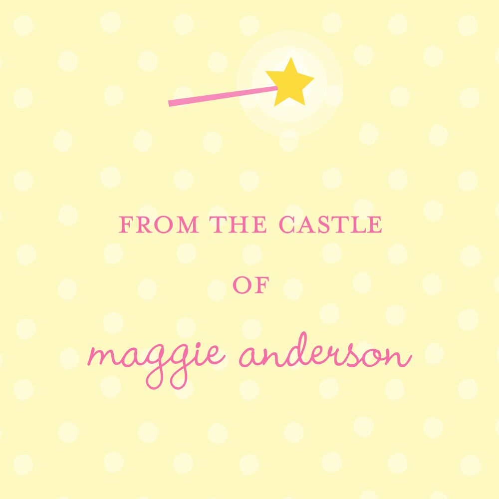 Pretty Princess Flat Calling Card