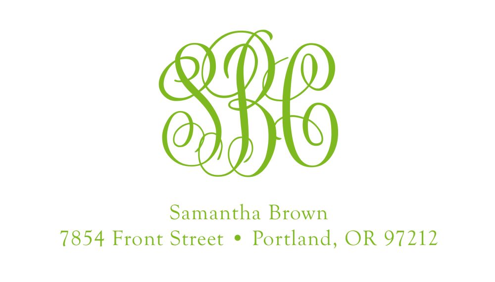 Clean & Simple Calling Card