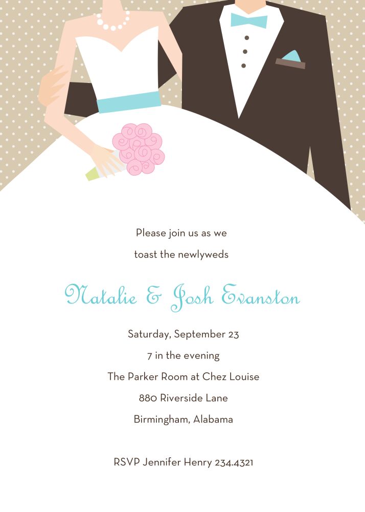 Bride & Groom Invitation