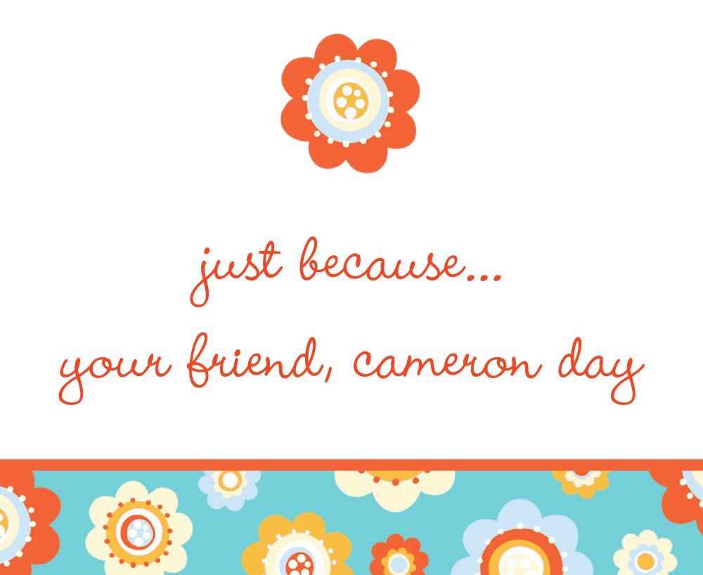 Turquoise Petal Pushers Calling Card