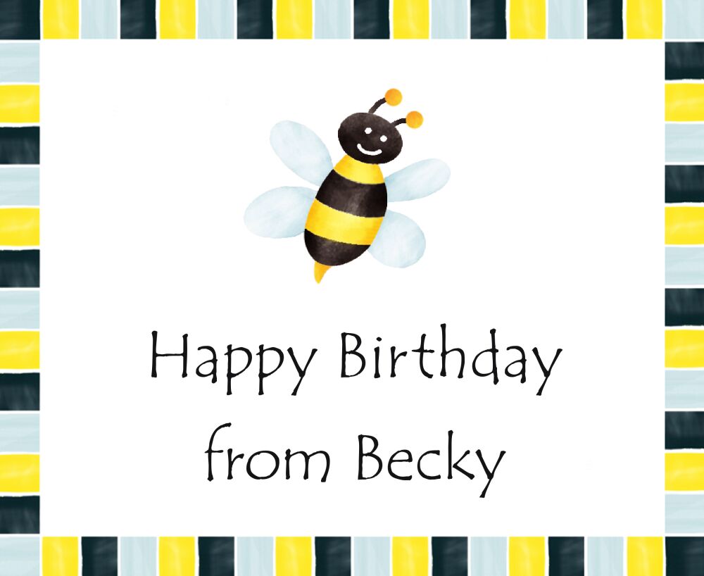 Bee My Honey Calling Card