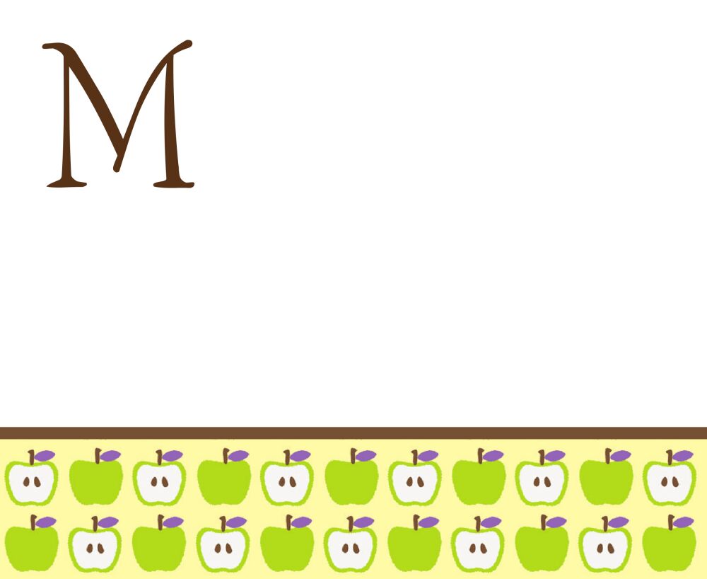 Apple A Day Calling Card