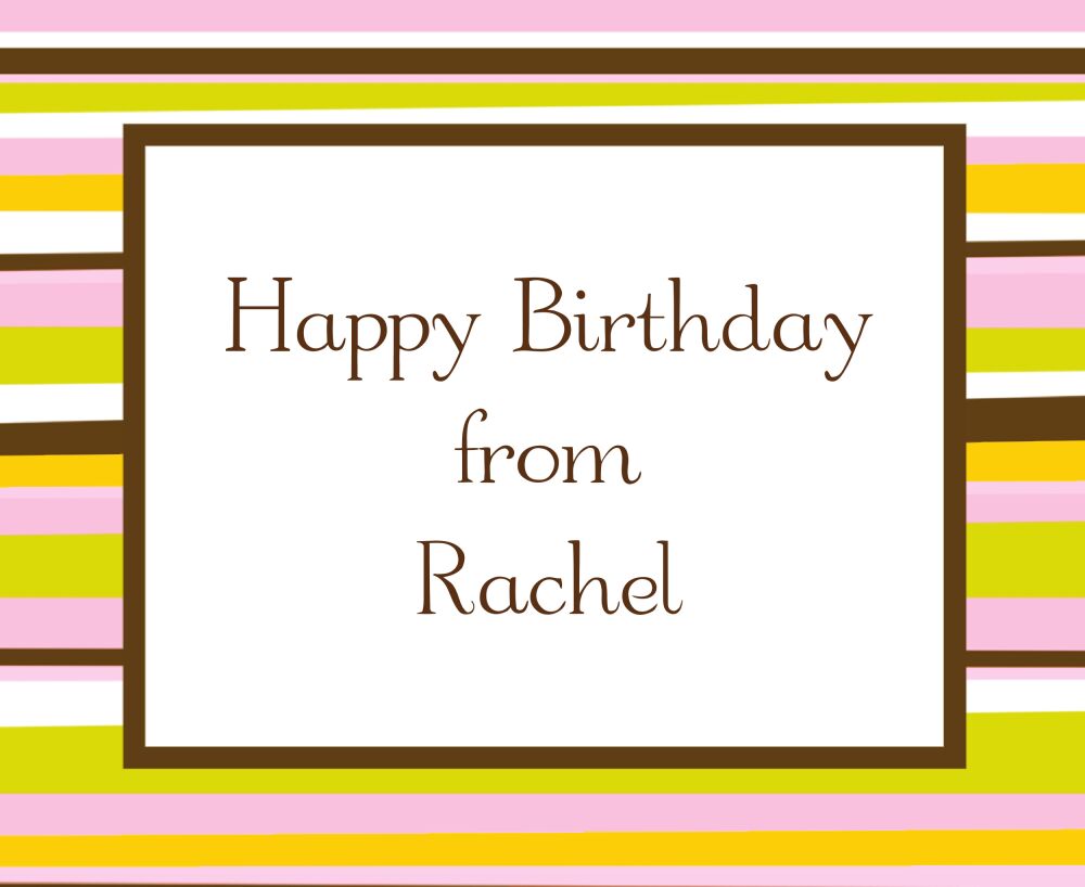 Annie's Stripes Calling Card