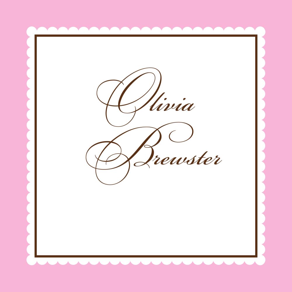 Perfect Gift - Pink Folded Enclosure Card 