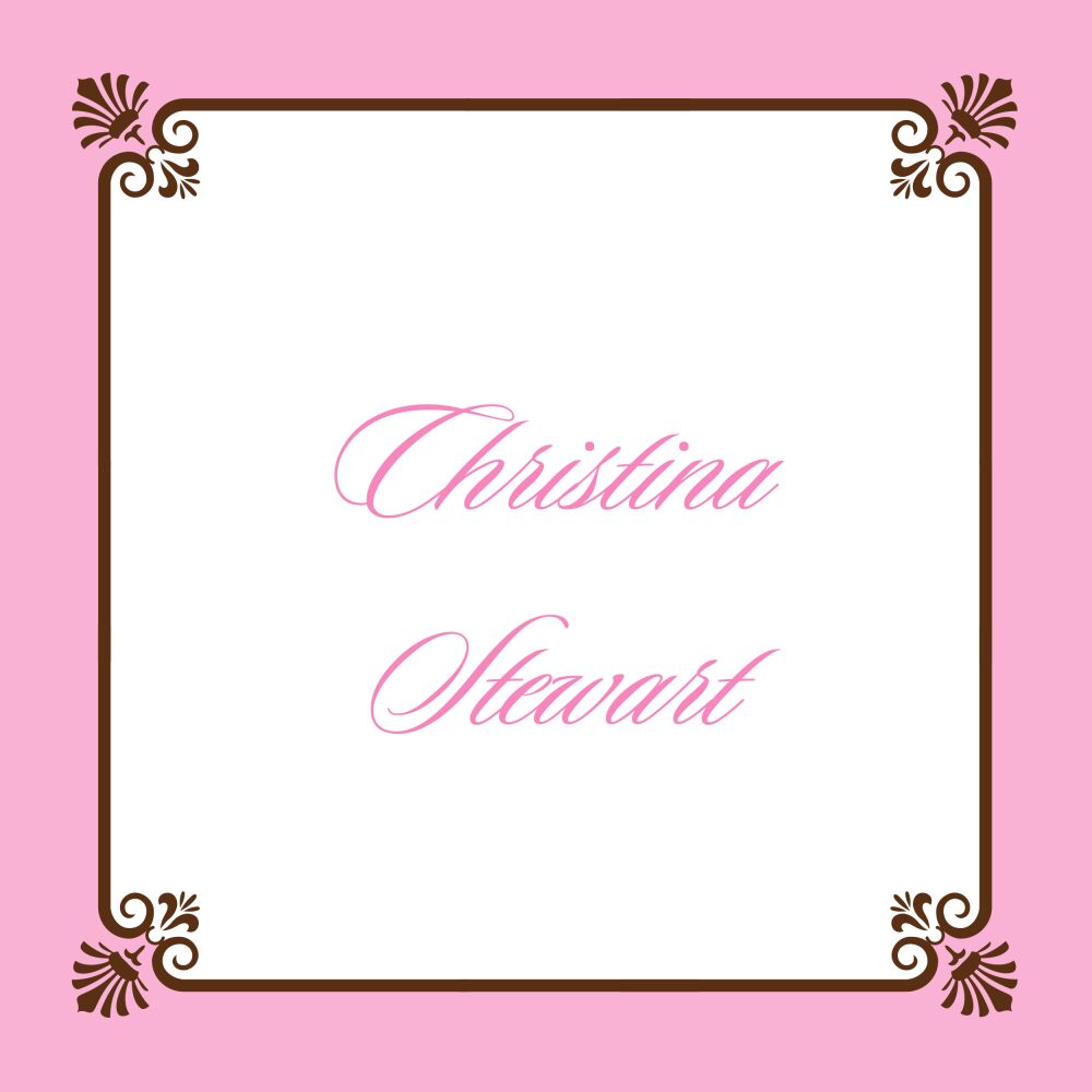 Park Avenue - Pink Folded Enclosure Card 