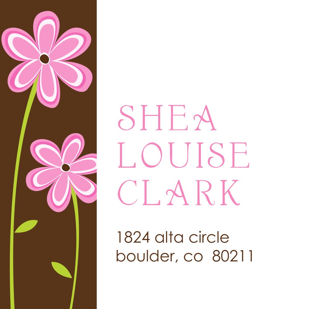 Pink Daisy Delight Folded Enclosure Card 