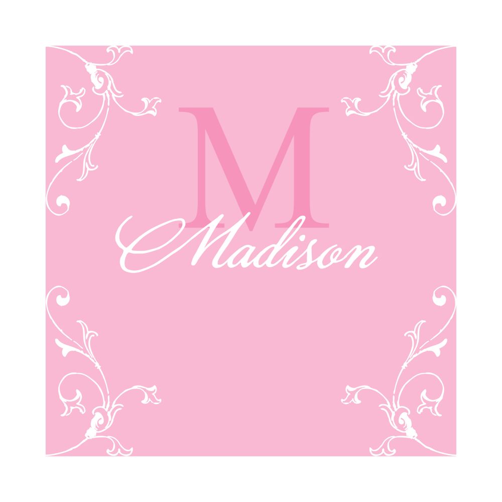 Lovely - Pink Folded Enclosure Card 