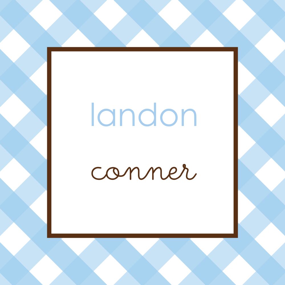 Jungle Gym Blue Folded Enclosure Card 