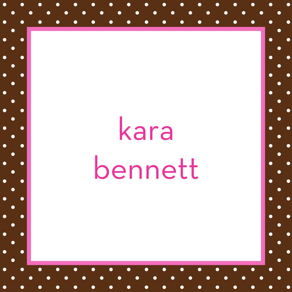 Let's Go Shopping Flat Calling Card