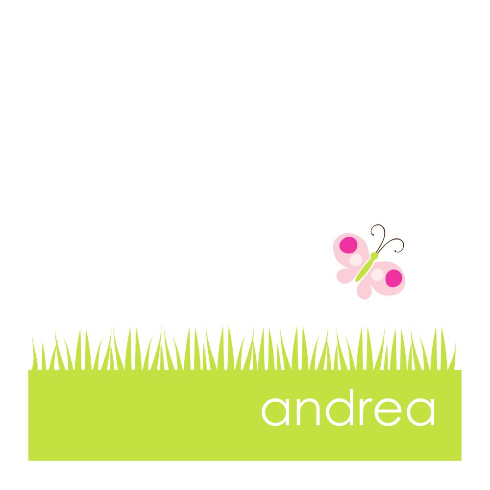Party Petals Folded Calling Card 