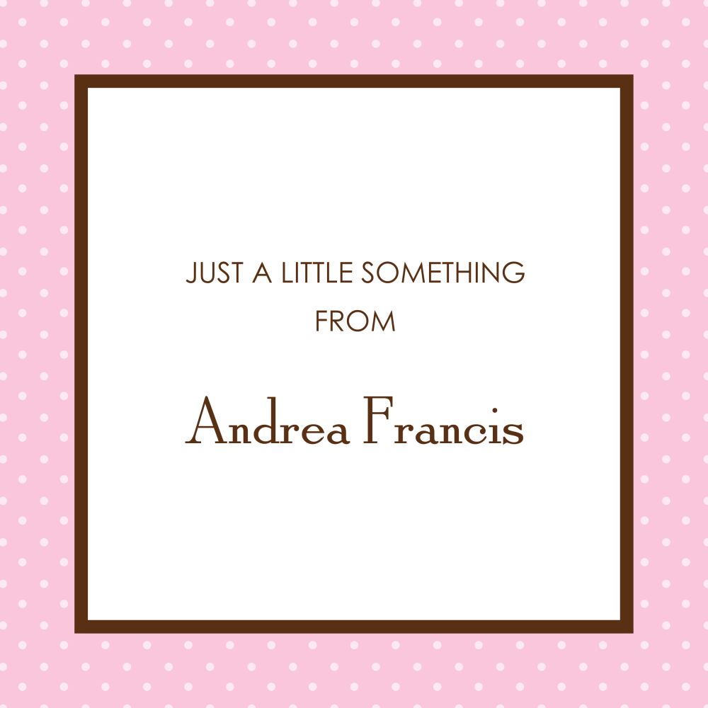 Eat Cake Pink Flat Calling Card
