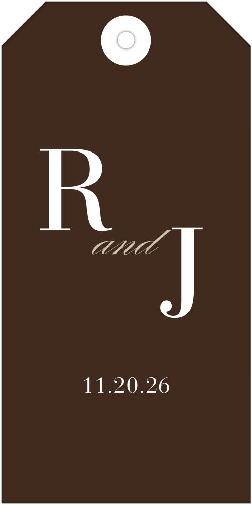 Espresso Hanging Gift Tag