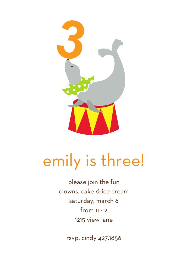Balancing Act Party Invitation