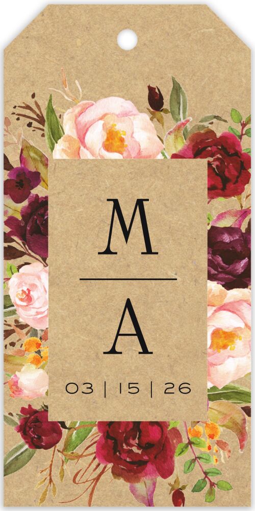 Rustic Romance Hanging Gift Tag